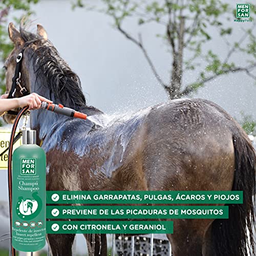 MENFORSAN Champú repelente con citronela Caballos - 1L