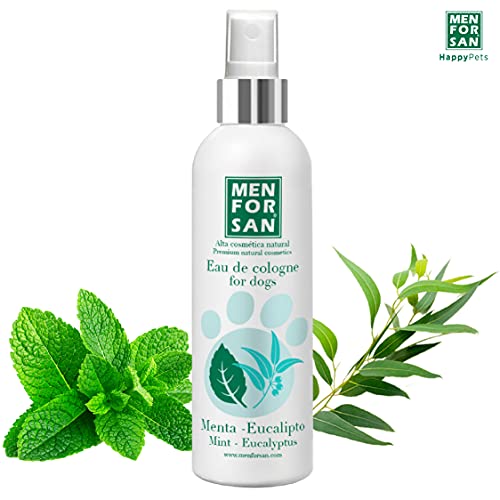 MENFORSAN Colonia para perros menta y eucalipto 125ml, Aroma refrescante y duradero