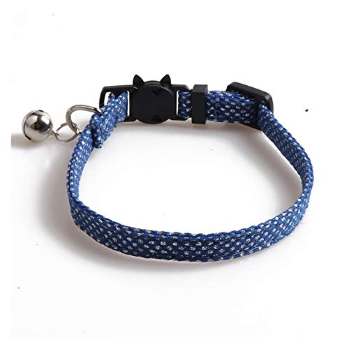 MENGzhuHSA Multa Lentejuelas Bowknot Gato Collares Punto patrón pequeño Perro Arco Corbata Ajustable Cachorro Gatito Accesorio Mascota Gatos Doggy Collar para Cachorros y Gatos,