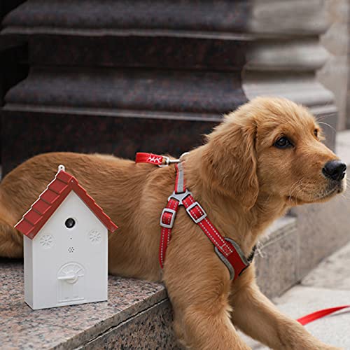 MERIGLARE Dispositivo de Control contra Los Ladridos de Los Perros Ahuyentador de Ladridos para Perros Disuasor de Ladridos Silenciador - Naranja