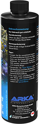 MICROBE-LIFT Aqua Balance - Limpia el Acuario, Reduce la Necesidad de Cambiar de Agua, Elimina el nitrato, para Agua Dulce y Salada