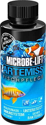 MICROBE-LIFT Artemiss - Estimulante inmunológico para Peces para acuarios de Agua Dulce y Salada, Producto de Cuidado a Base de Hierbas, Potencia y fortalece el Sistema inmunológico