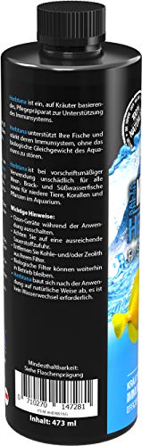 MICROBE-LIFT Herbtana - Estimulante inmunológico para Peces para acuarios de Agua Dulce y Salada, Producto de Cuidado a Base de Hierbas, Potencia y fortalece el Sistema inmunológico