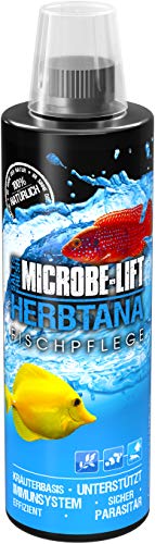 MICROBE-LIFT Herbtana - Estimulante inmunológico para Peces para acuarios de Agua Dulce y Salada, Producto de Cuidado a Base de Hierbas, Potencia y fortalece el Sistema inmunológico