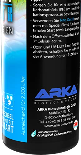 MICROBE-LIFT Nite-out II – Bacterias para Principiantes aptas para acuarios de Agua Dulce y Salada, su Acuario estará Listo para los Peces en un Abrir y Cerrar de Ojos