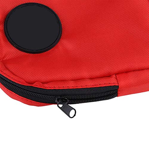 minifinker Correa para Mochila para Mascotas, Mochila roja para Mascotas, Mochila para Perros de poliéster, para Perros pequeños para Viajar, Hacer Ejercicio al Aire Libre(Red, L)