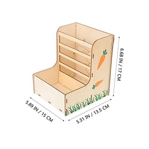 Mipcase Estante de Alimentación de Heno Menos Desperdiciado Alimento de Alimentación de Plástico Mantiene a La Hierba Limpia Fresca para Conejos Conejillos de Indias Chinchillas Hámsters