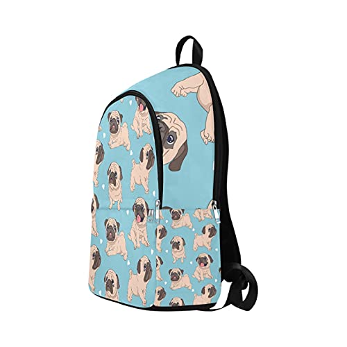 Mochila de Trabajo, Lindo Animal de Dibujos Animados, Mascota, Perro, Barro Amasado, Duradera, Resistente al Agua, clásica, para Hombre