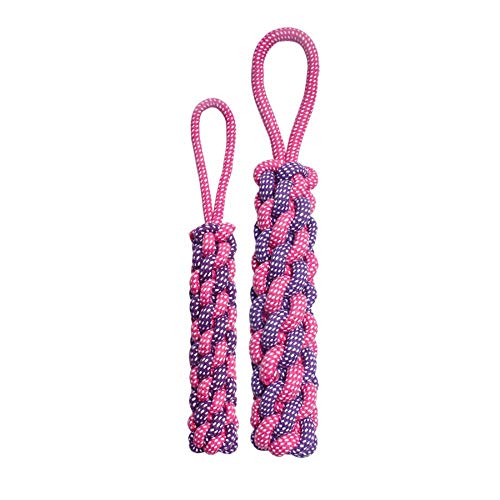 Molares Mordeduras Juguetes para mascotas Dientes Juguetes de cuerda de algodón resistentes a las mordeduras Perro Mediano y grande Perro Molar Juguete Chew Ball Juguete para perro 1PCS, 40CM, L