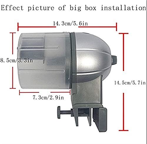 muuunann Alimentador de Peces automáticos, alimentador de Pescado, alimentador de Temporizador de acuarios de Vacaciones Fish Fish Food Dispenser Máquina de alimentación