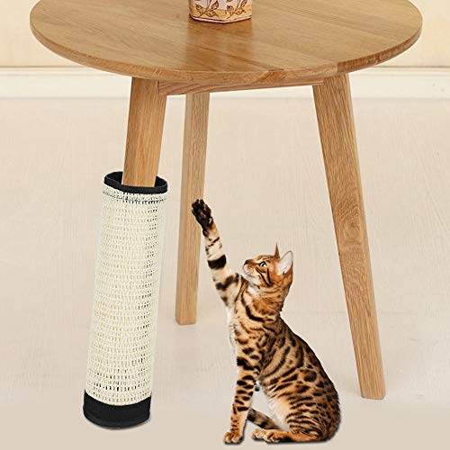 Mxtech Alfombrilla para rascar de sisal Duradera, rascador para Gatos, sisal para Que el Gato se rasque Las Garras, descanse y juegue