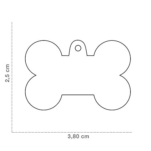 MyFamily Placas De Identificación para Perros 50 g