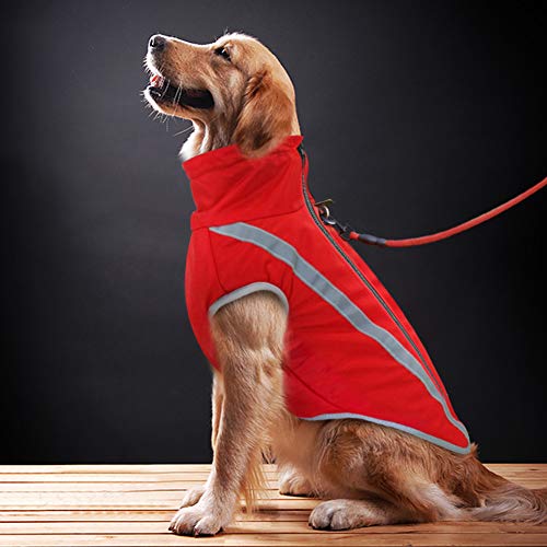 N / A Ropa para Perros Abrigo Ropa de Invierno para Perros Abrigo Ropa Reflectante para Perros Grandes Chaqueta para Mascotas Ropa para Mascotas Ropa para Perros medianos Grandes Pitbull XL-6XL