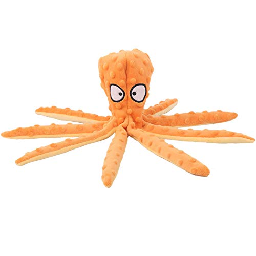 NA nuevo juguete de peluche para mascotas, pulpo, conchas educativas, resistente a mordeduras, juguete de sonido pulpo gato y perro suministros