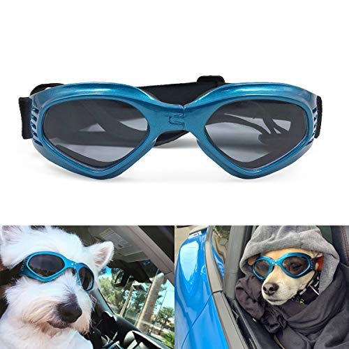 Namsan Stylish and Fun Pet/Dog Puppy UV Goggles Sunglasses Waterproof Protection Sun Glasses For Dog -Blue