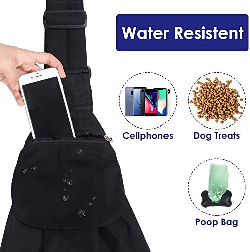 Nasjac Bolso de Hombro para Mascotas, Cachorro Gato Manos Libres Llevar Perro Papoose Carrie Bolsa con Bolsillo Frontal cinturón de Seguridad Ajustable Acolchado Correa para el Hombro al Aire Libre