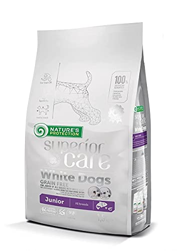 NATURES PROTE WHITE DOG PUPPY GRAIN FREE SALMON 1,5KG