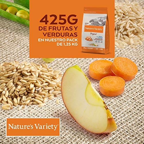 Nature's Variety Original - Pienso para gatos esterilizados con salmón sin espinas 1,25 Kg