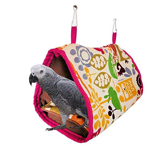 Nido de pájaro / cabaña de loros / tienda de pájaros / cama de periquitos / agapornis / casa de guacamayos / hamaca de pájaros