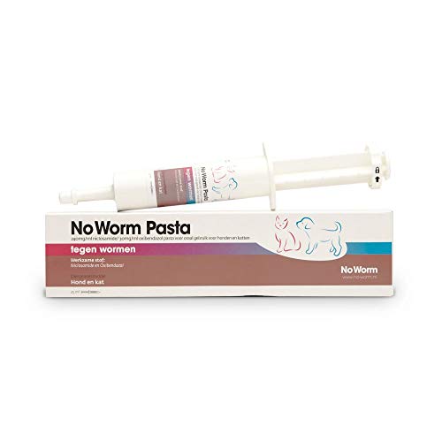 No Worm Pasta - Pasta antiparasitaria para perros y gatos, 10 ml