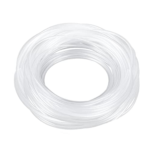 Nobleza 4mm/6mm x 20 Metros de Tubo Atóxico de Silicona para Aire Manguera, Tubo Flexible de PVC Ideal para Tanque y Acuario