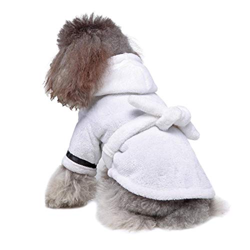 None/Brand Pet Dog Bathrob Perro Pijamas Ropa para dormir Suave Mascota Toalla de Secado Ropa para Cachorro Perros Gatos Pet Accesorios