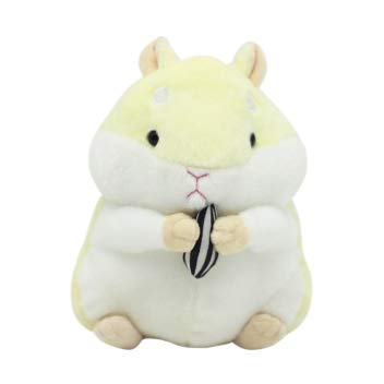 NUOBESTY Hamster Relleno Animal Peluche Hamster Peluche Peluche Animales Muñeca Hamster Almohada Peluche para Decoración Del Hogar Suministros Favoritos Favores (Beige)