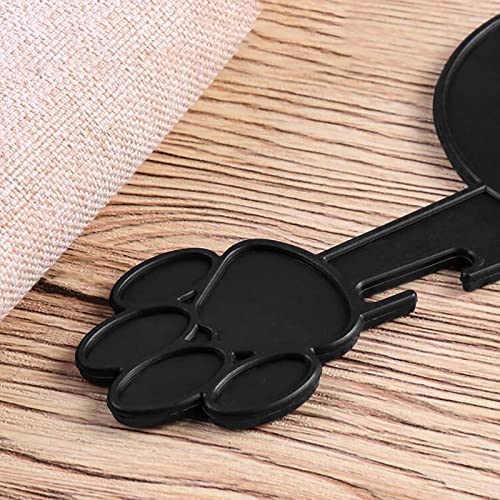 OMVOVSO Percha De Perros De 10 Unids, Percha De Samll Mini Percha De Ropa para Mascotas Perros Gatos Ropa,Negro