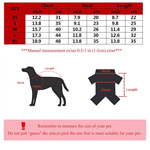 Oncpcare Paquete de 2 pijamas (oso+bosque) para perro, ropa de noche de algodón suave, ropa de dormir para perros, cachorros y gatos