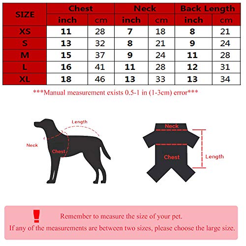 Oncpcare Paquete de 2 pijamas para perro (león+zorro) de algodón suave, ropa de dormir para perros, cachorros y gatos