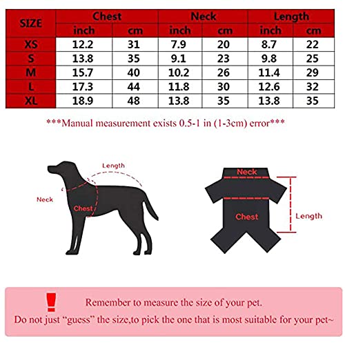 Oncpcare Paquete de 2 pijamas (perro+oasis) para perros, ropa de dormir de algodón suave para perros, ropa de dormir para perros, cachorros y gatos