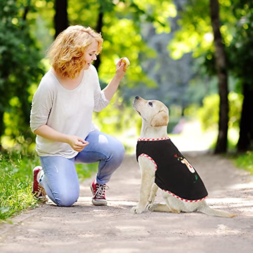 Oslueidy Abrigo para Perros,Chaleco de Invierno para Perros Ropa cálida para Mascotas Disfraz de Navidad para Cachorros con patrón Lindo Ropa para Perros pequeños medianos Chihuahua Peluche