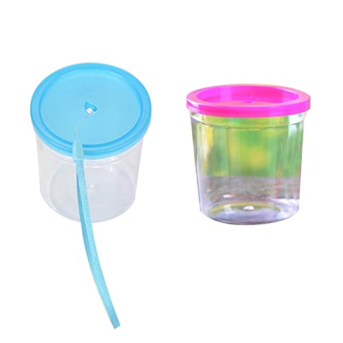 OUMIFA Pecera Mini Tazas de Pescado de Tanques de Acuario for pequeños acuarios de Pescado y Tortuga Transparentes for Ideas cumpleaños (Color : A-1)