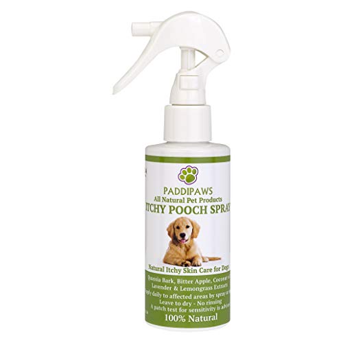 PADDIPAWS - Spray para perro con picor 100% natural, alivio rápido de la picazón y la incomodidad, calmante y sin picaduras, ingredientes naturales seguros, no tóxicos y sin parabenos