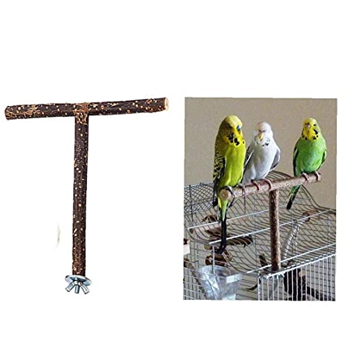 Pájaro perca de stands perchas cuerda del juguete loro soporte Chew Toy Rascar con una cuerda de la jaula de decoración para los pinzones loros Conure Para Parakeet de Budgie Cacatúas Lovebirds para