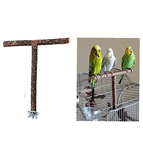 Pájaro perca de stands perchas cuerda del juguete loro soporte Chew Toy Rascar con una cuerda de la jaula de decoración para los pinzones loros Conure Para Parakeet de Budgie Cacatúas Lovebirds para