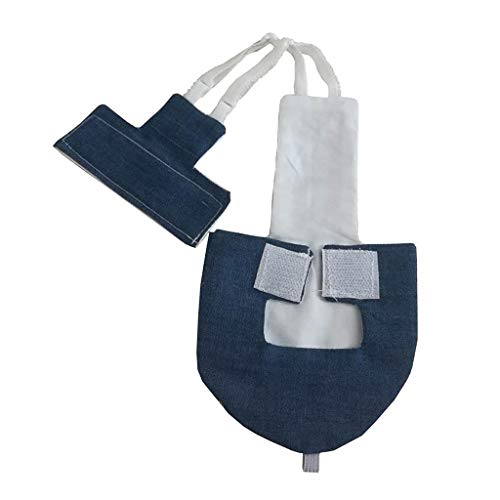 Pañal de Bolsillo para Pájaros Pañuelo de Loro Tamaño XS/S/M/L/XL para Elegir Complementos de Pájaros - L