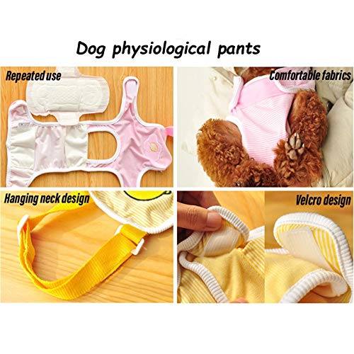 Pantalones Fisiológicos Para Perras De Mascotas Pantalones Menstruales De Peluche Para Perros Femeninos Que Pueden Reemplazar La Servilleta Sanitaria Pantalones De Seguridad Contra El Acoso (color: