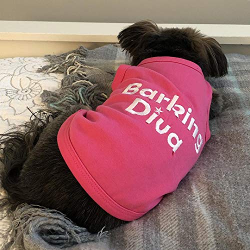 Parisian Pet Barking Diva - Camiseta para Perro (Talla XL)