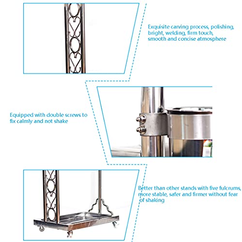 Parrot de jaulas de pájaros Suministros de aves de rack de rack de acero inoxidable Suministros para loros telescópicos adecuados para pájaros grandes y medianos para pájaro de amor de Macaw Canarias