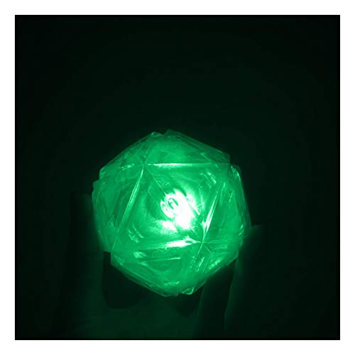 PEDOMUS Pelota para Perro, Pelota elástica con Flash LED, activada por Rebote, Pelota chirriadora para Perros, Pelota interactiva para Perros