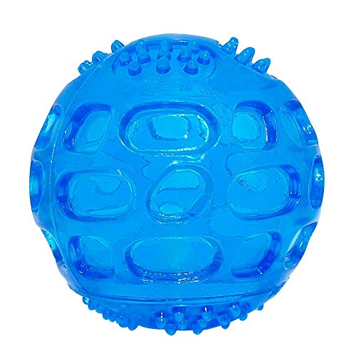 Pelota Perro Pelota De Juguete para Perros Pelota Squeak para Mascotas Juguetes De Sonido Impermeables Dientes De Goma Bolas Limpias para Pequeñas Opciones Medianas: Colores Aleatorios