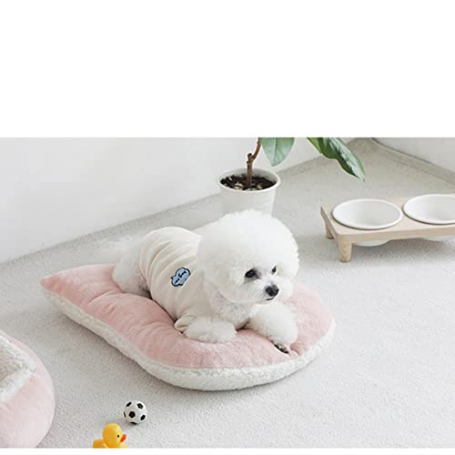 Perrera tranquila de felpa para mascotas,lavabo cómodo,alfombrilla para perros,pequeña,mascota,antiansiedad,disponible en todas las estaciones,cama para gatos,nido de abrazo grueso,cama tranquila