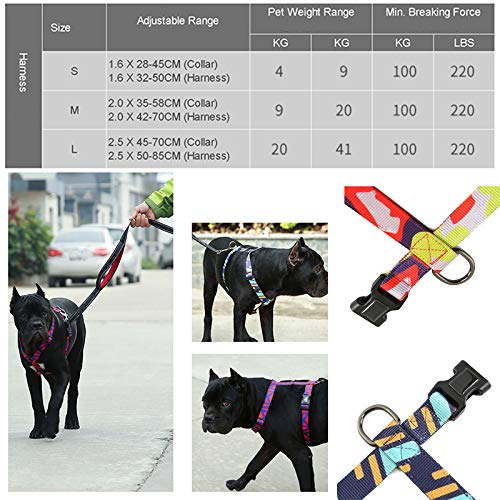 Pet Correas Pecho, La Espalda Perro Pecho, Perros Grandes, Pequeñas Y Medianas Perros Simétrico Pecho Correas, Collares Perro Explosión, Transpirable Para Todas Las Estaciones Ajustables Correas,D,M