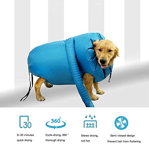 Pet Dog Dryer,Pet Drying Bag,Dog Grooming Dryer,Puff and Fluff Dog Dryer,Protable Fast Easy Blower Professional Tool Hair Pet Low Noise Puff and Fluff Bath Grooming (Large)