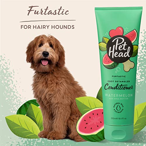 Pet Head Acondicionador para Perros, acondicionador Furtastic para el Cuidado de Perros con Abrigos Largos o rizos