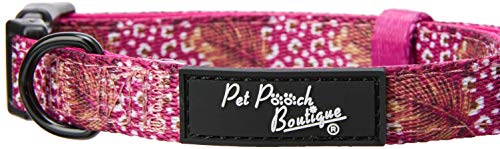 Pet Pooch Boutique Berry Palms Collar para Perro, pequeño, 0.3 kg