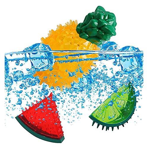 Pet Supplies - Juguete para masticar para perros pequeños con forma de fruta para cachorro, molar, para limpiar los dientes de molienda de energía (color: limón)