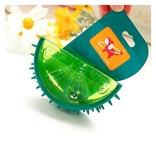 Pet Supplies - Juguete para masticar para perros pequeños con forma de fruta para cachorro, molar, para limpiar los dientes de molienda de energía (color: limón)