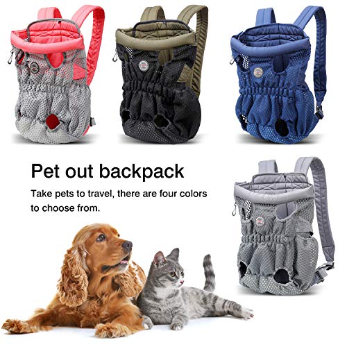 PETCUTE Mochilas portaperros para Llevar Gatos Perros Mochila Portaperro Pequeños Bolsa para Caminatas Viajes Portátil Seguro